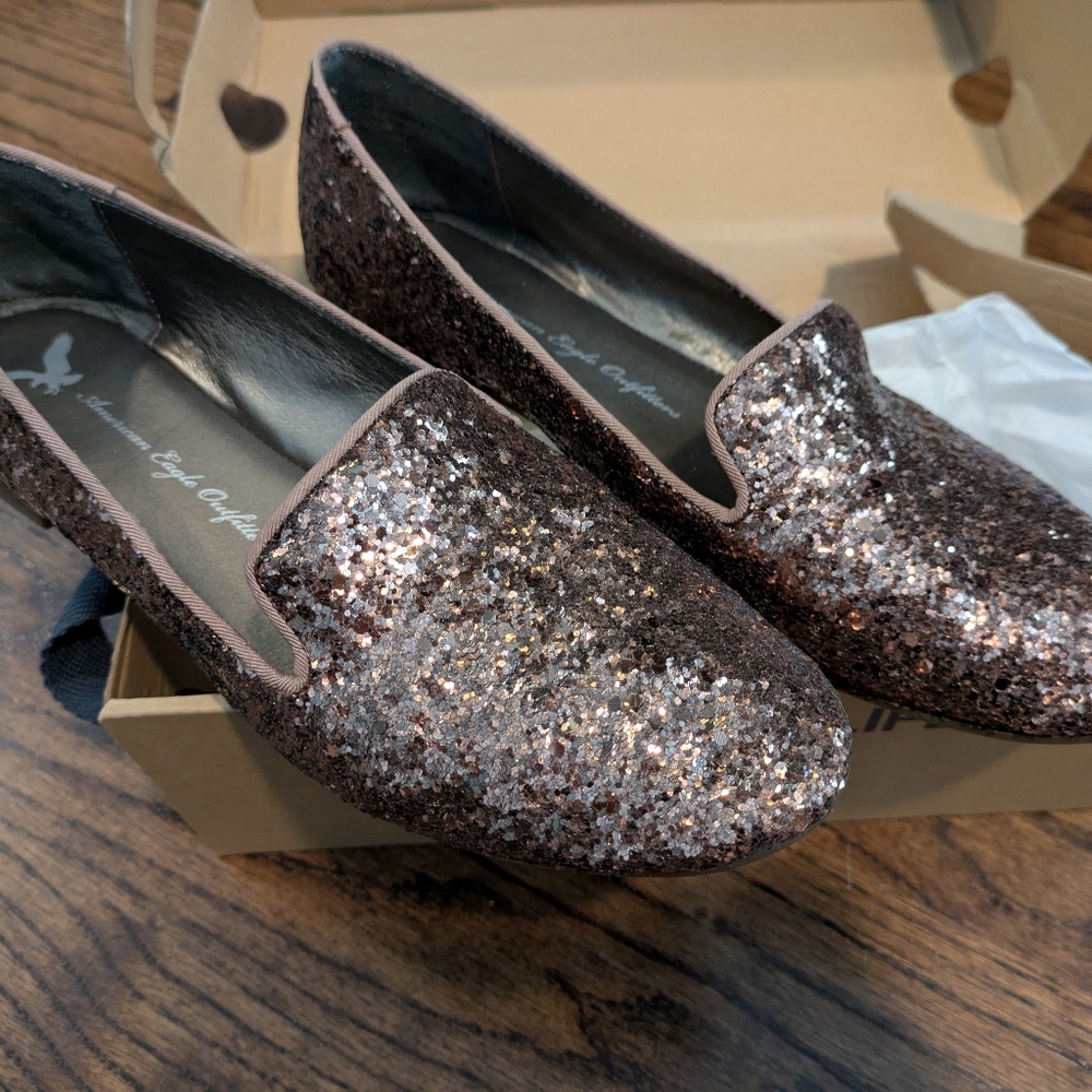 Glitter Loafers